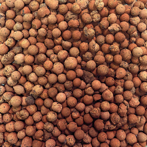 Optimize Organics LECA Pebbles are 10-20mm expanded clay balls for improved aeration, drainage, and root health in hydroponic and soil-based plant systems.